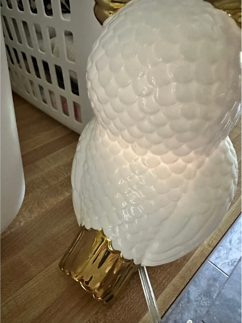 EUC Pottery Barn Kids Ceramic Owl Nightlight